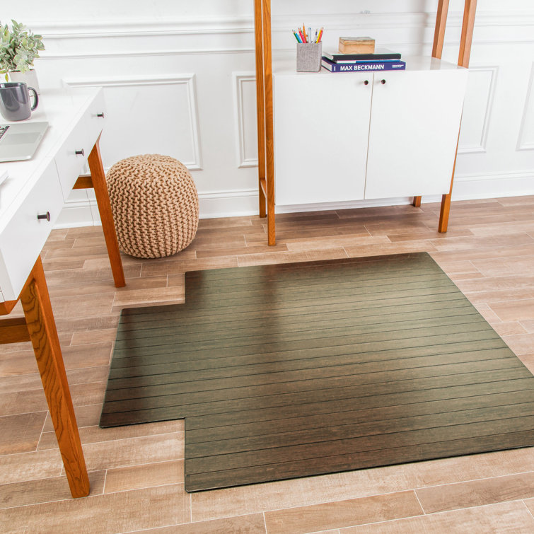 Purely bamboo outlet office chair mat